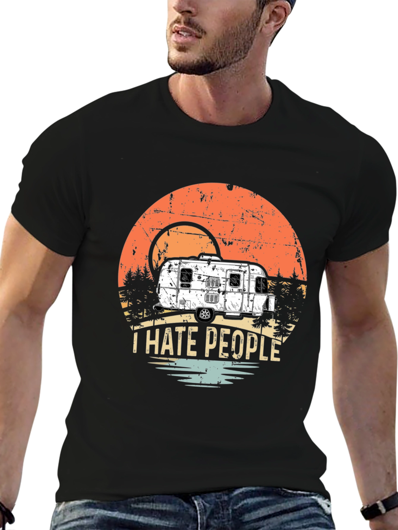 I Hate People Camping T-Shirt
