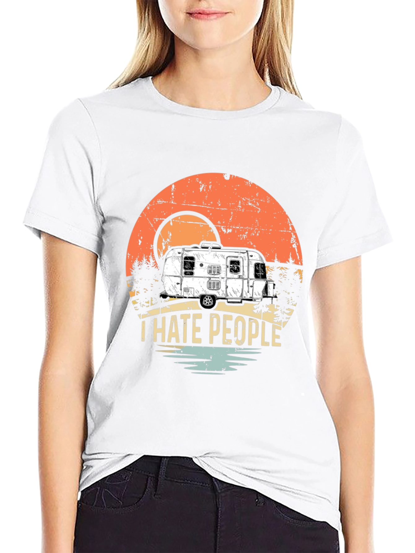 I Hate People Camping T-Shirt