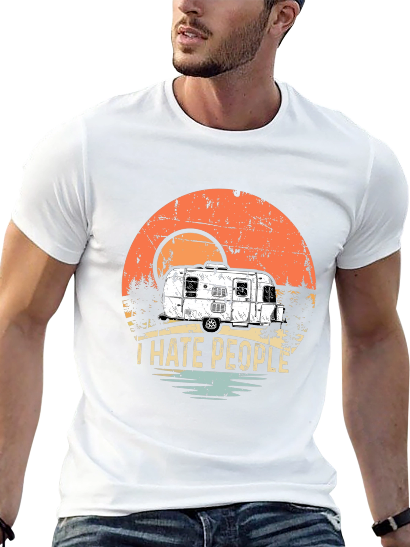 I Hate People Camping T-Shirt