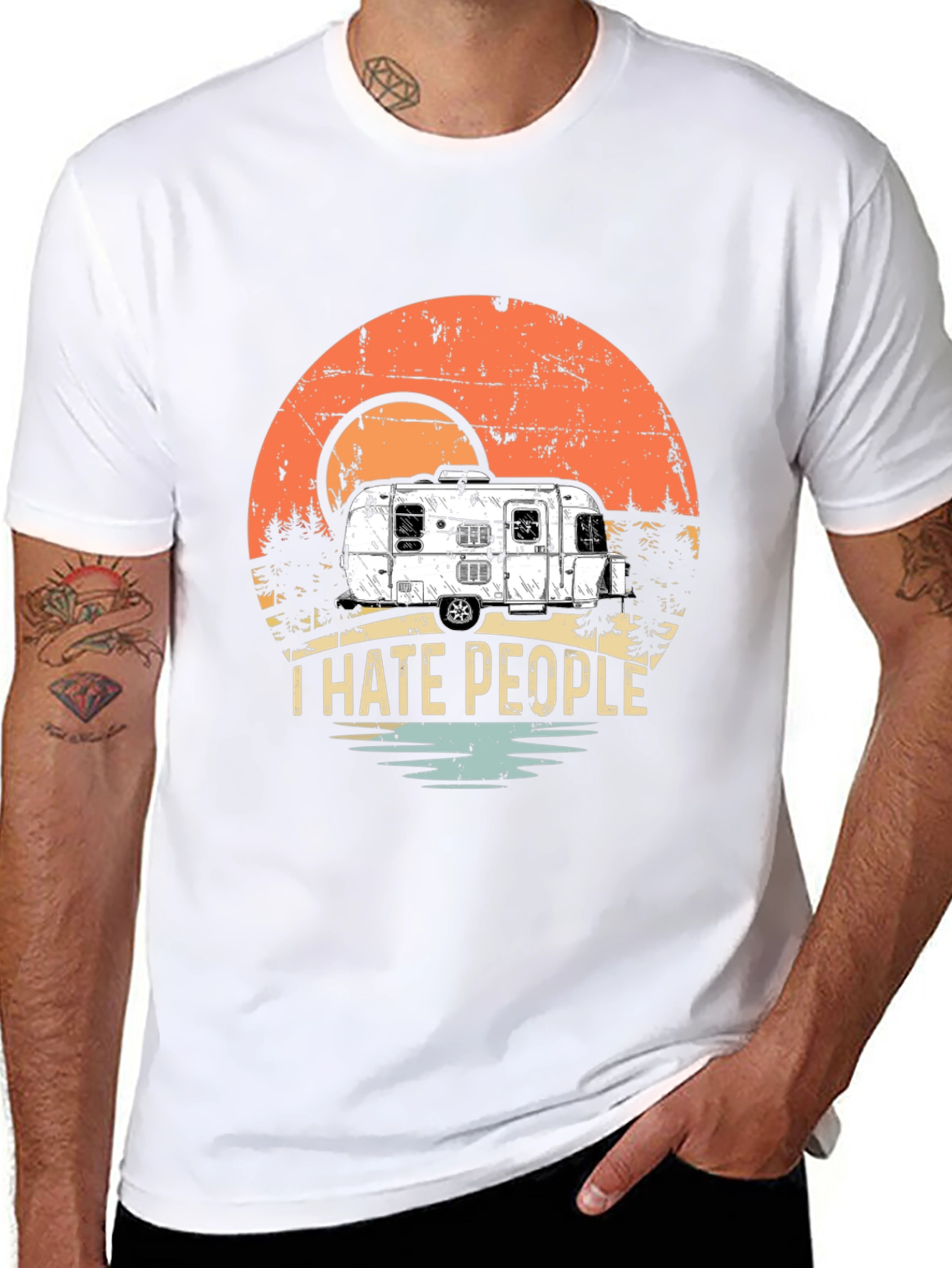 I Hate People Camping T-Shirt