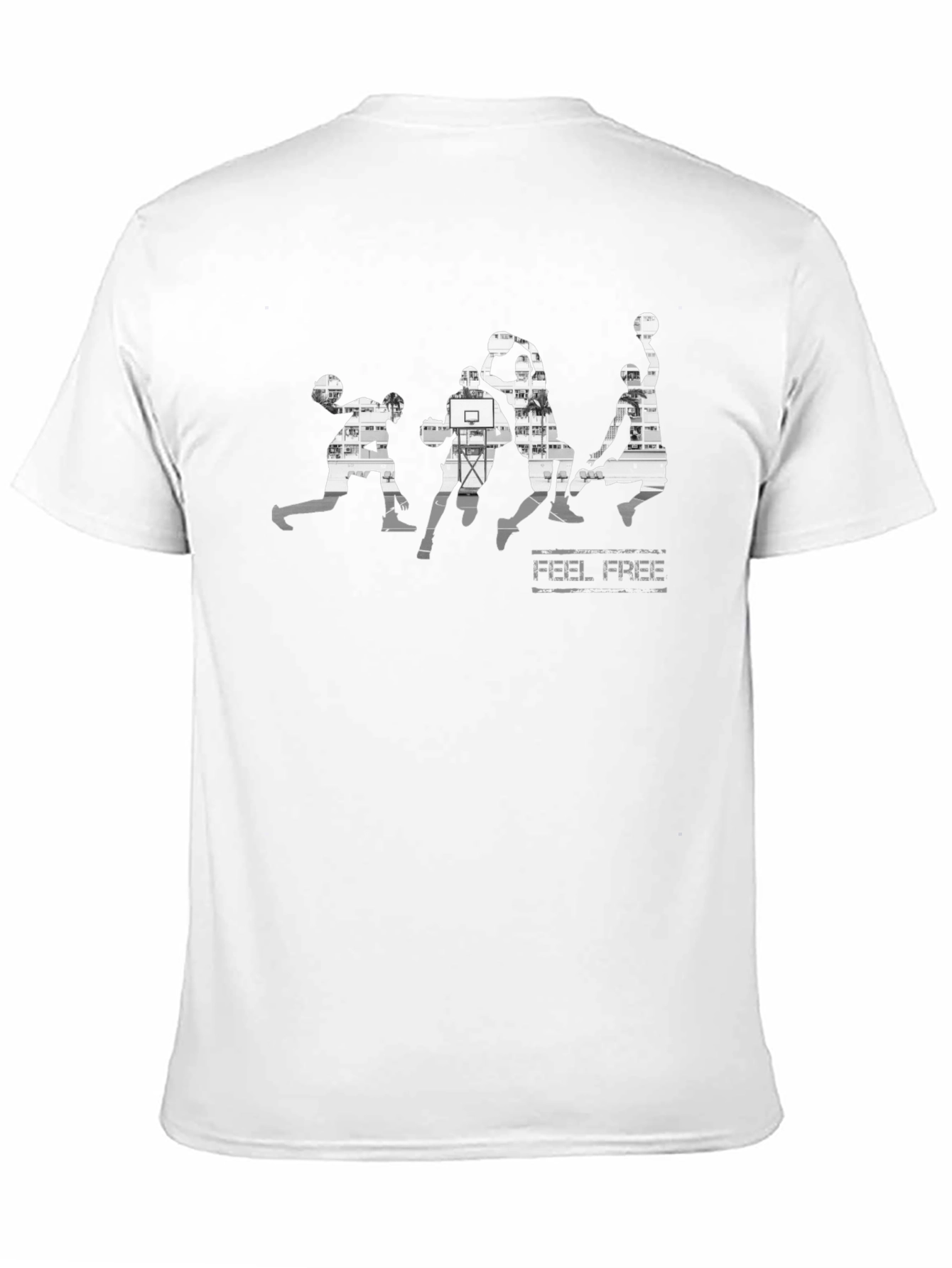 Mens Black Basketball Graphic T-Shirt