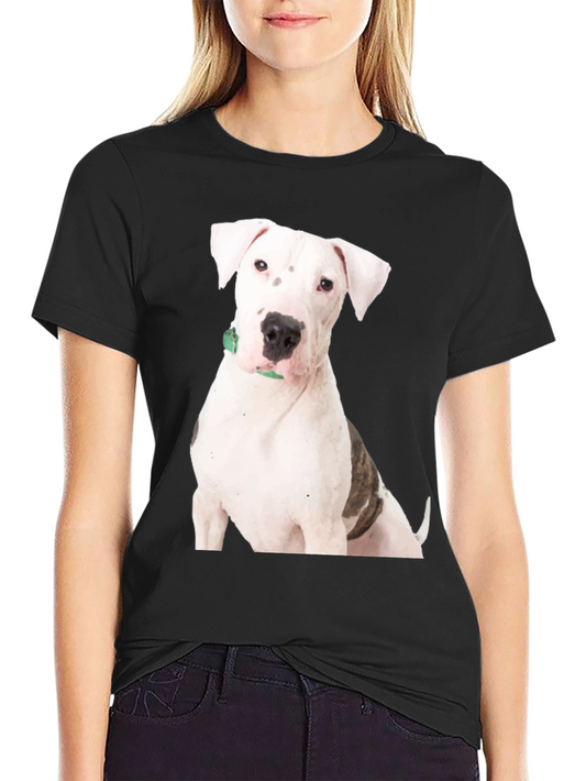 Dog Breed Graphic Tee - Black Cotton Blend T-Shirt