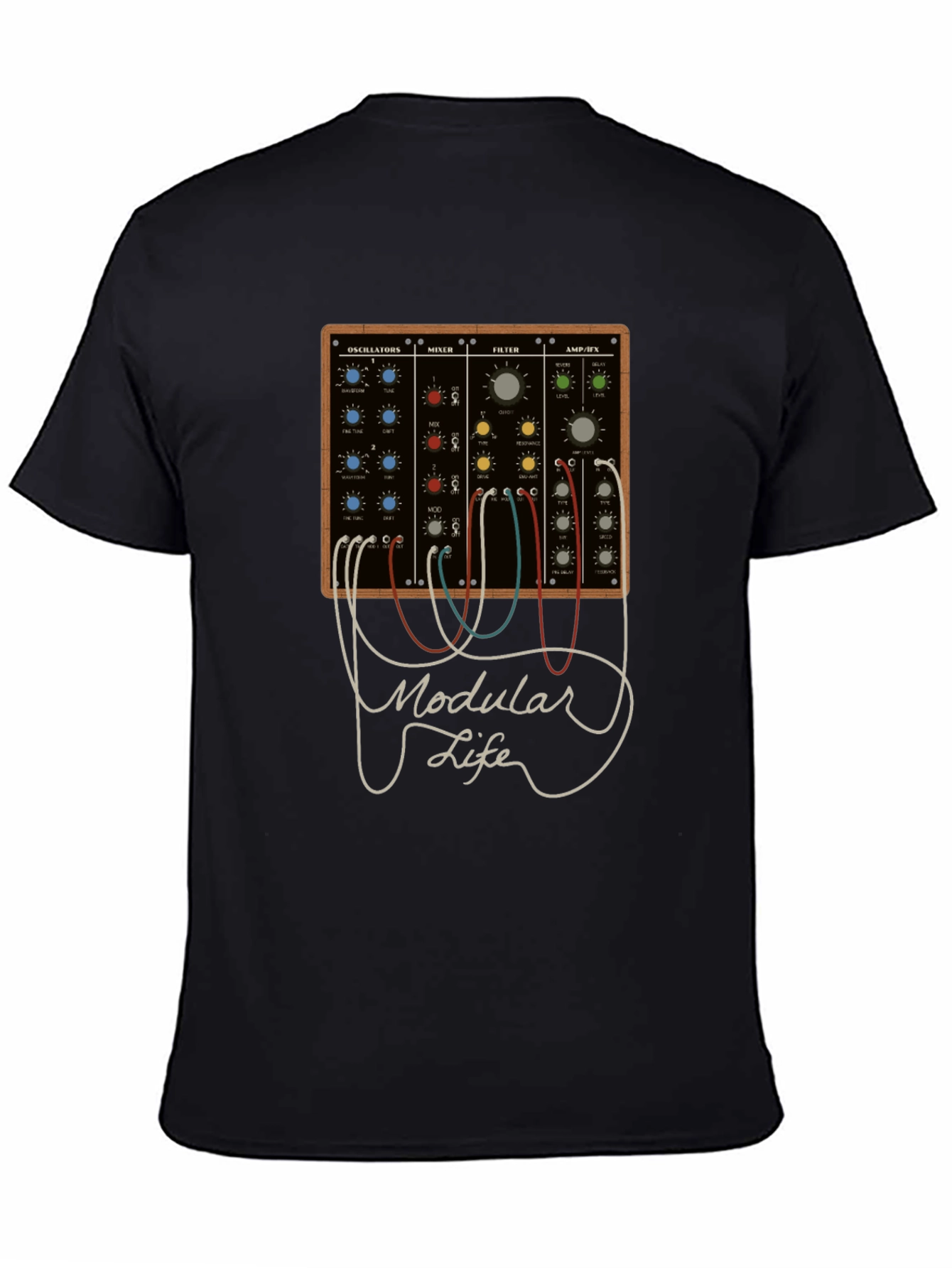 Modular Life T-Shirt - Synth Music Tee