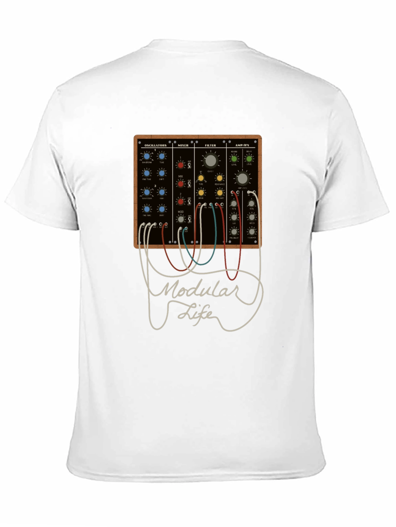Modular Life T-Shirt - Synth Music Tee