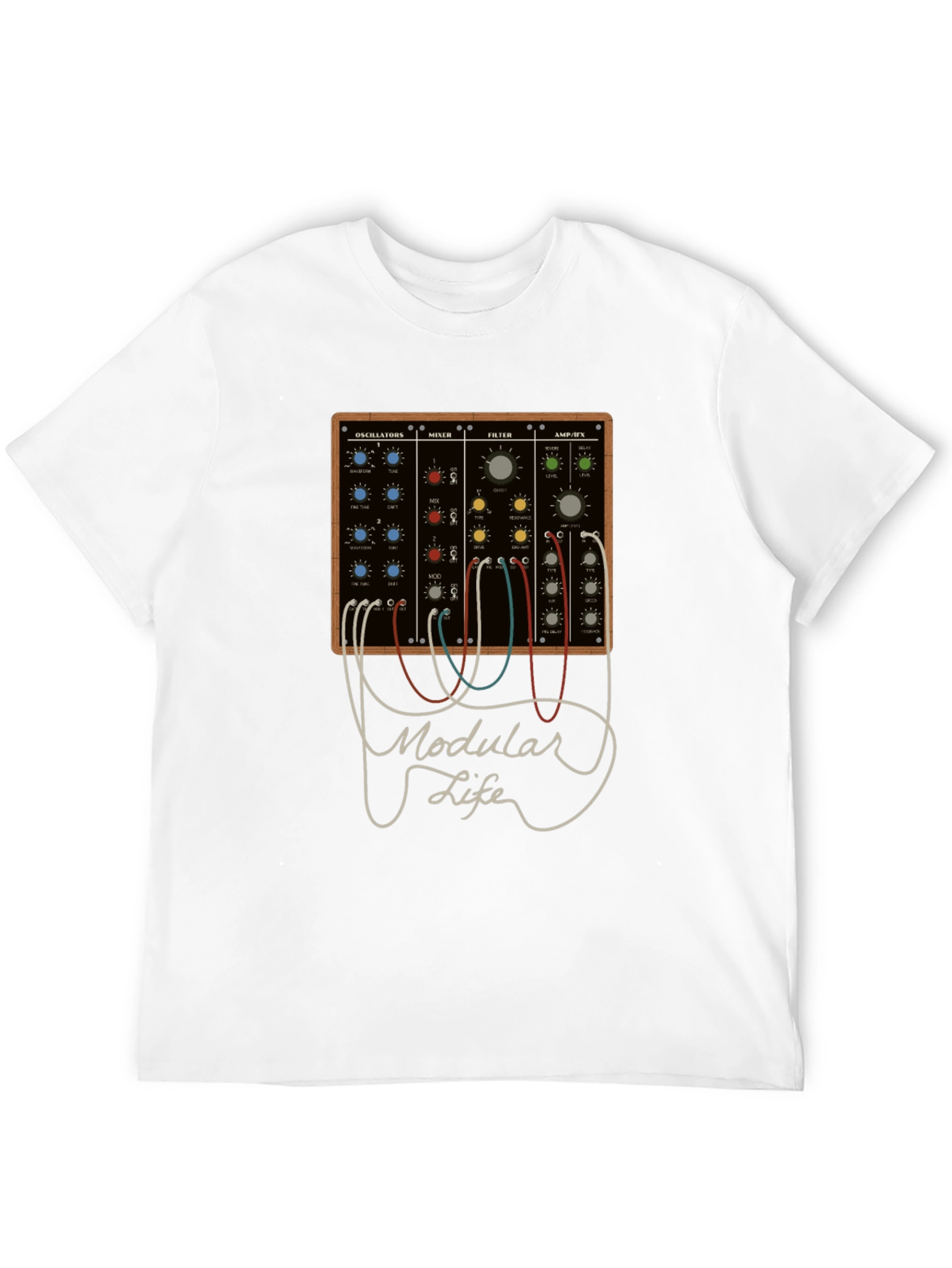 Modular Life T-Shirt - Synth Music Tee