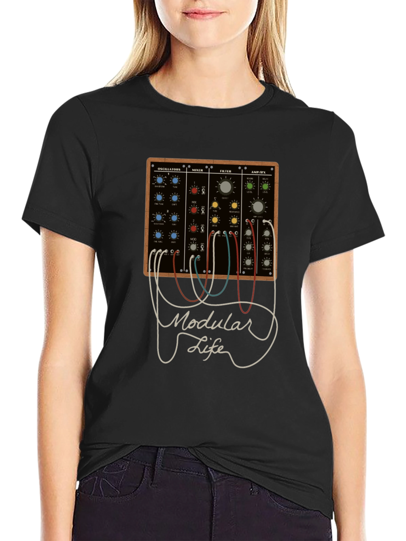 Modular Life T-Shirt - Synth Music Tee