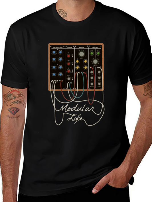 Modular Life T-Shirt - Synth Music Tee