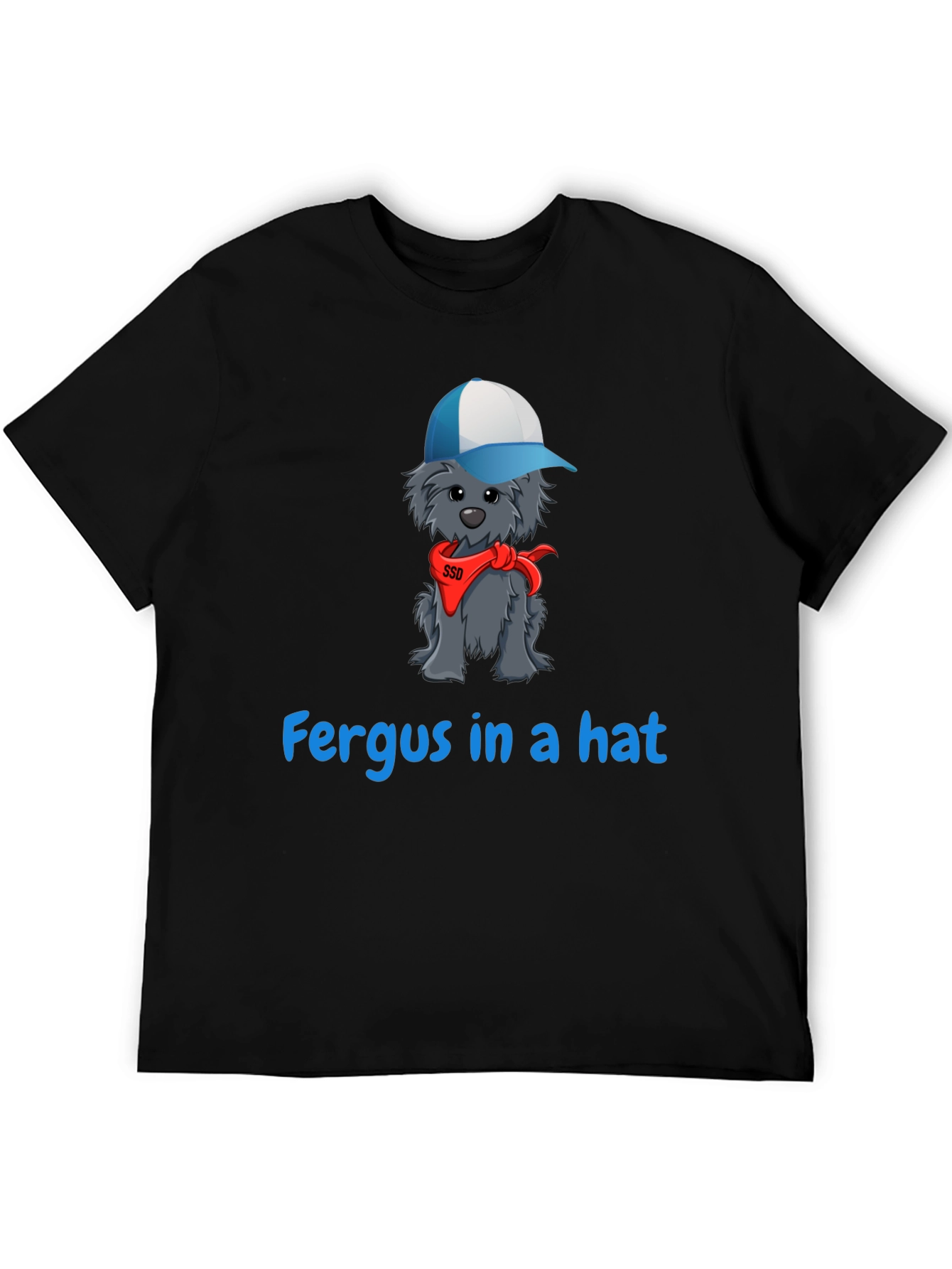 Fergus in a Hat T-Shirt