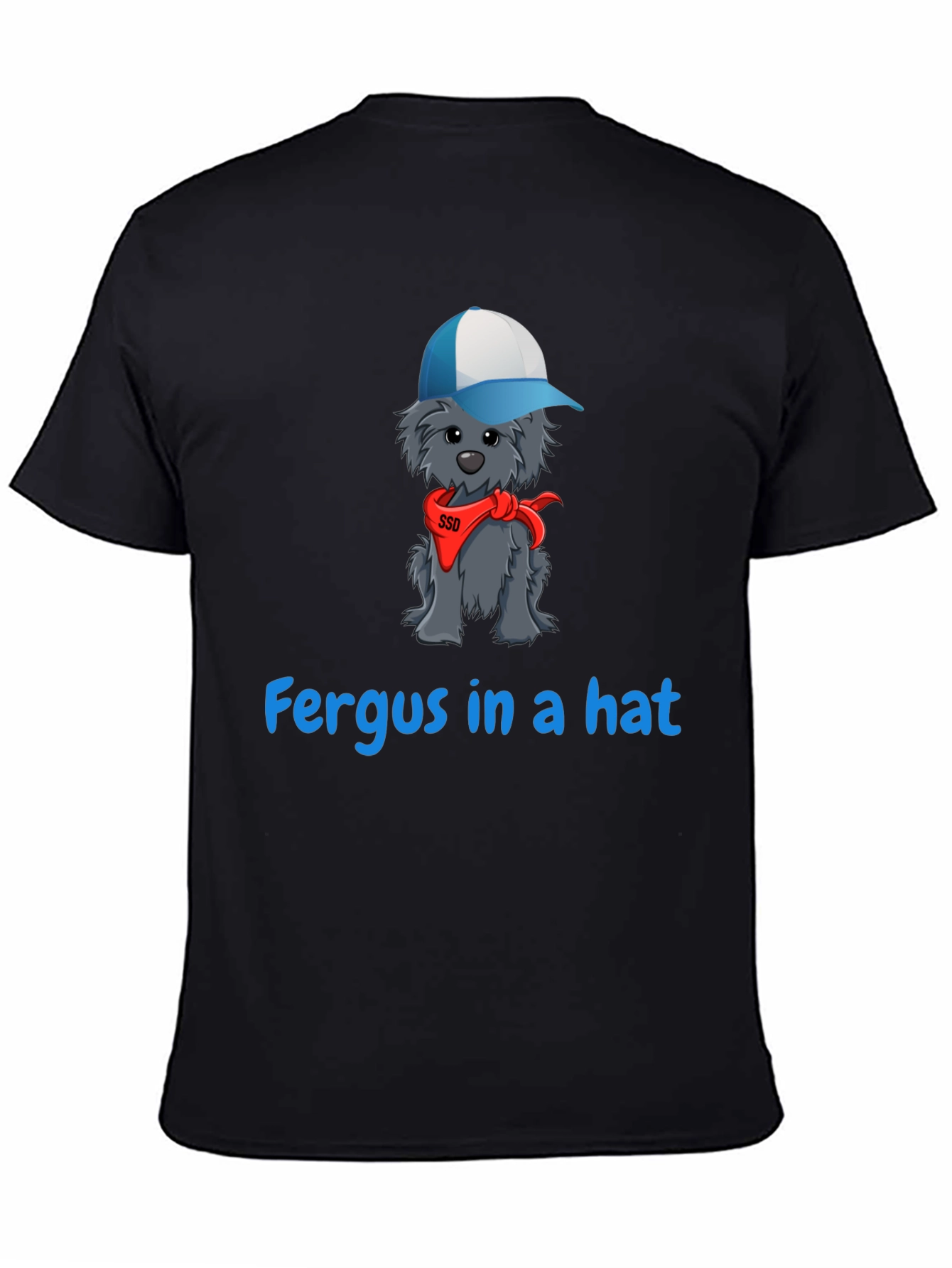 Fergus in a Hat T-Shirt