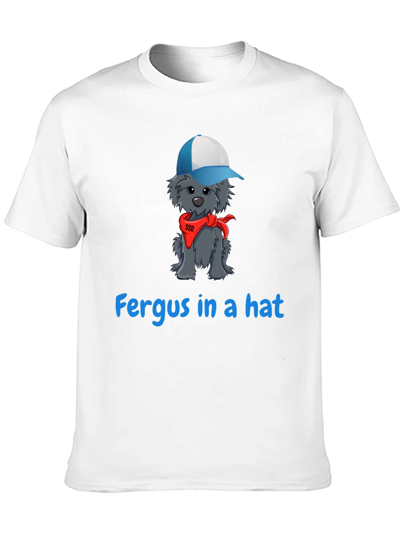 Fergus in a Hat T-Shirt