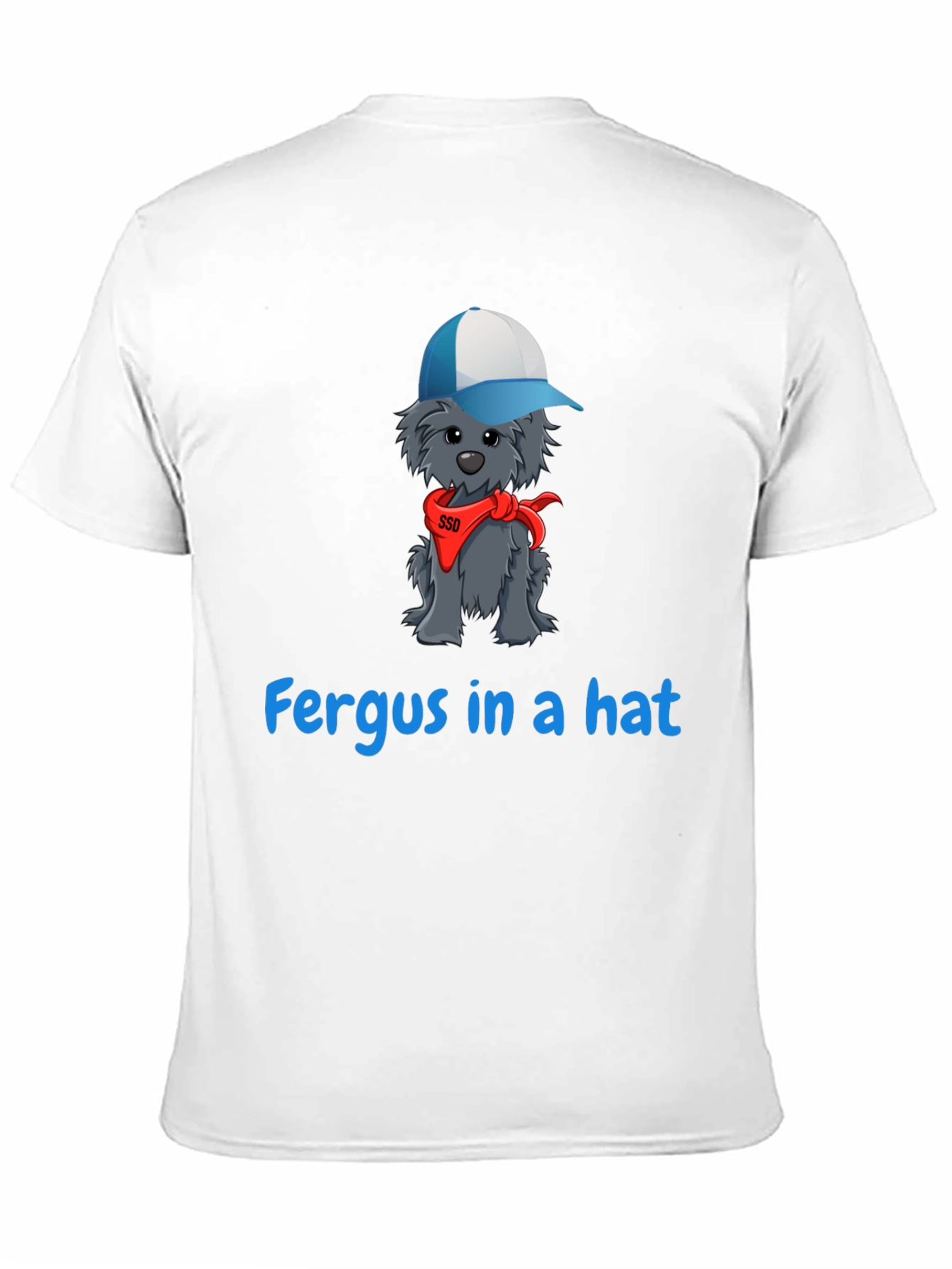 Fergus in a Hat T-Shirt