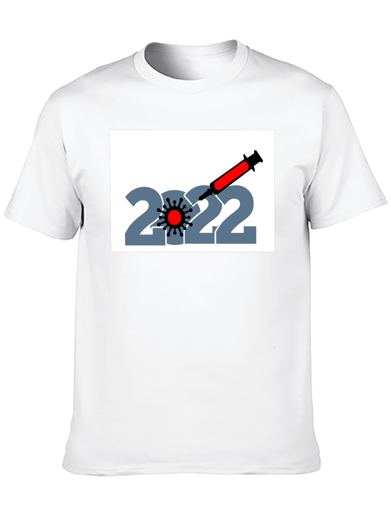 2022 Vaccination T-Shirt - Unisex Black Tee