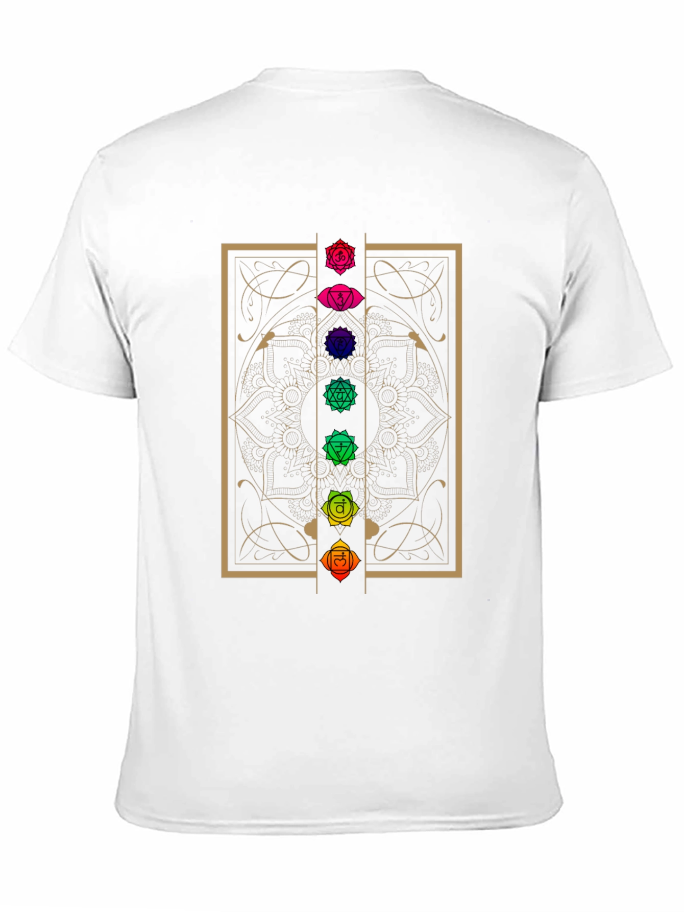 Chakra Mandala Graphic T-Shirt - Spiritual Design