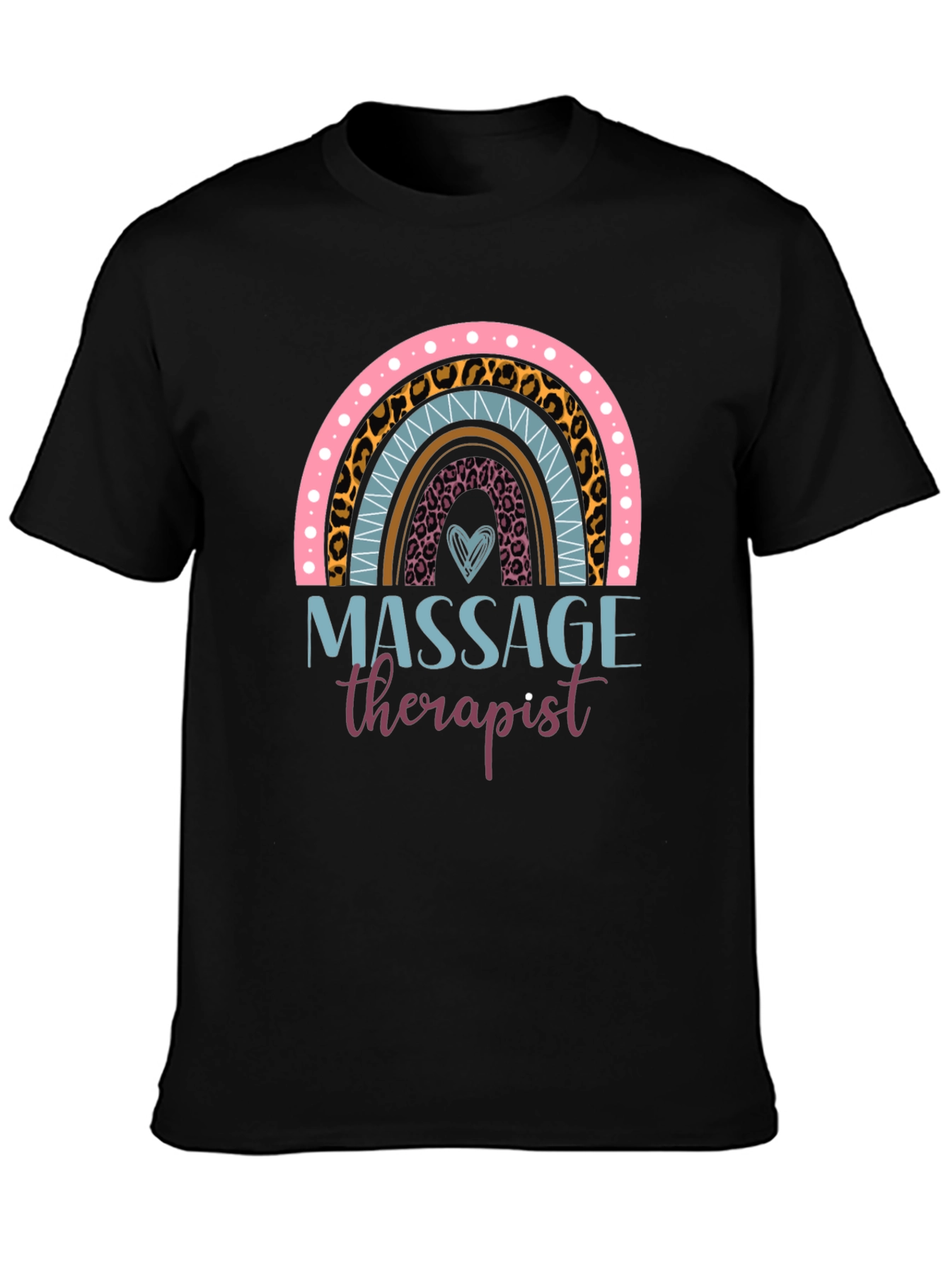 Massage Therapist Rainbow T-Shirt