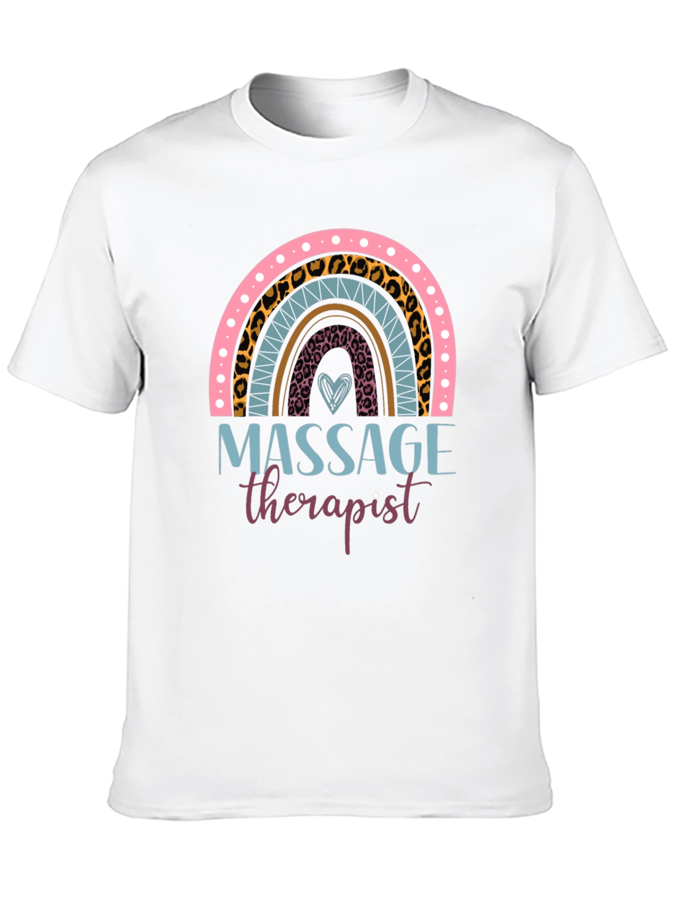 Massage Therapist Rainbow T-Shirt