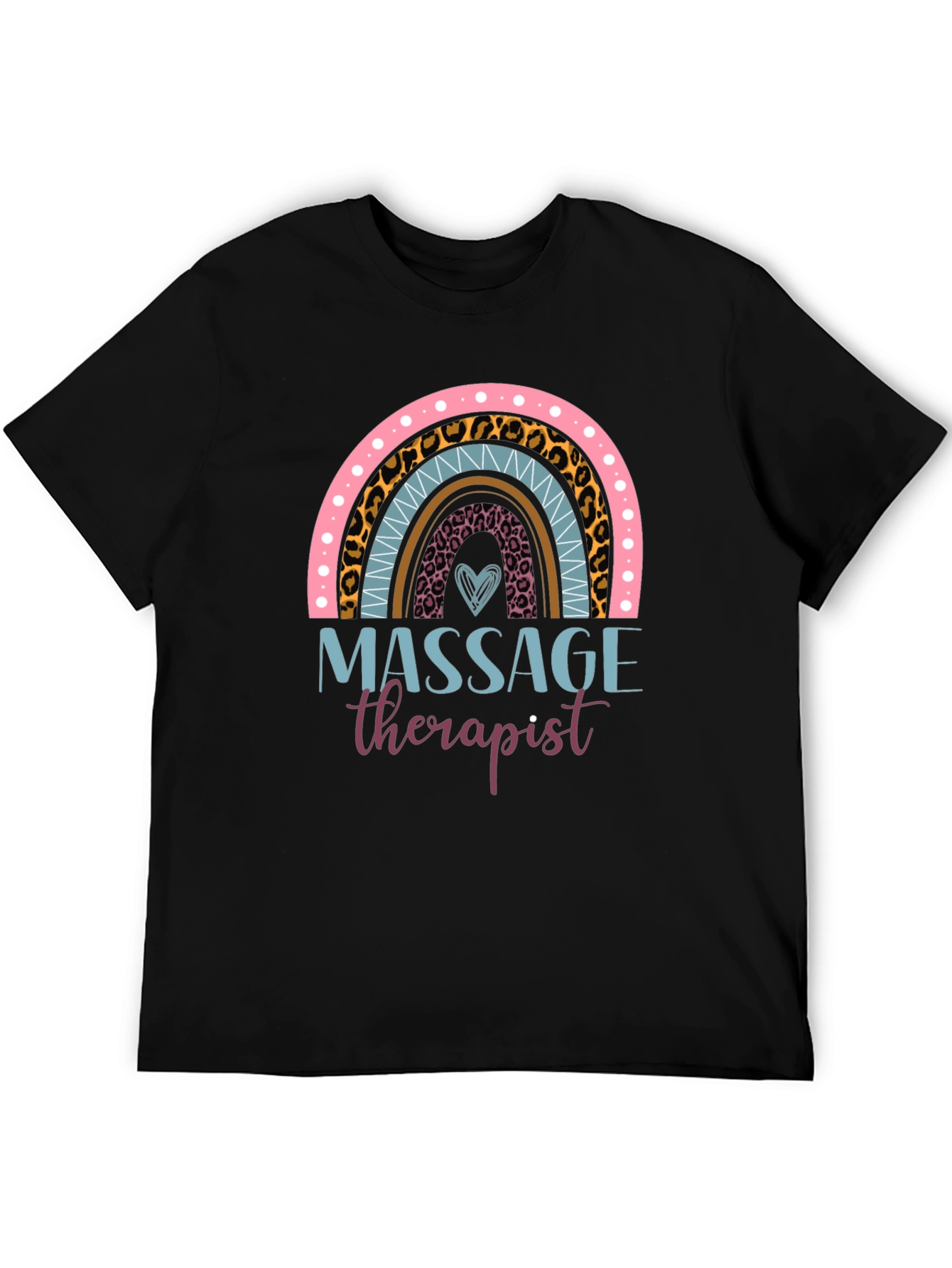 Massage Therapist Rainbow T-Shirt