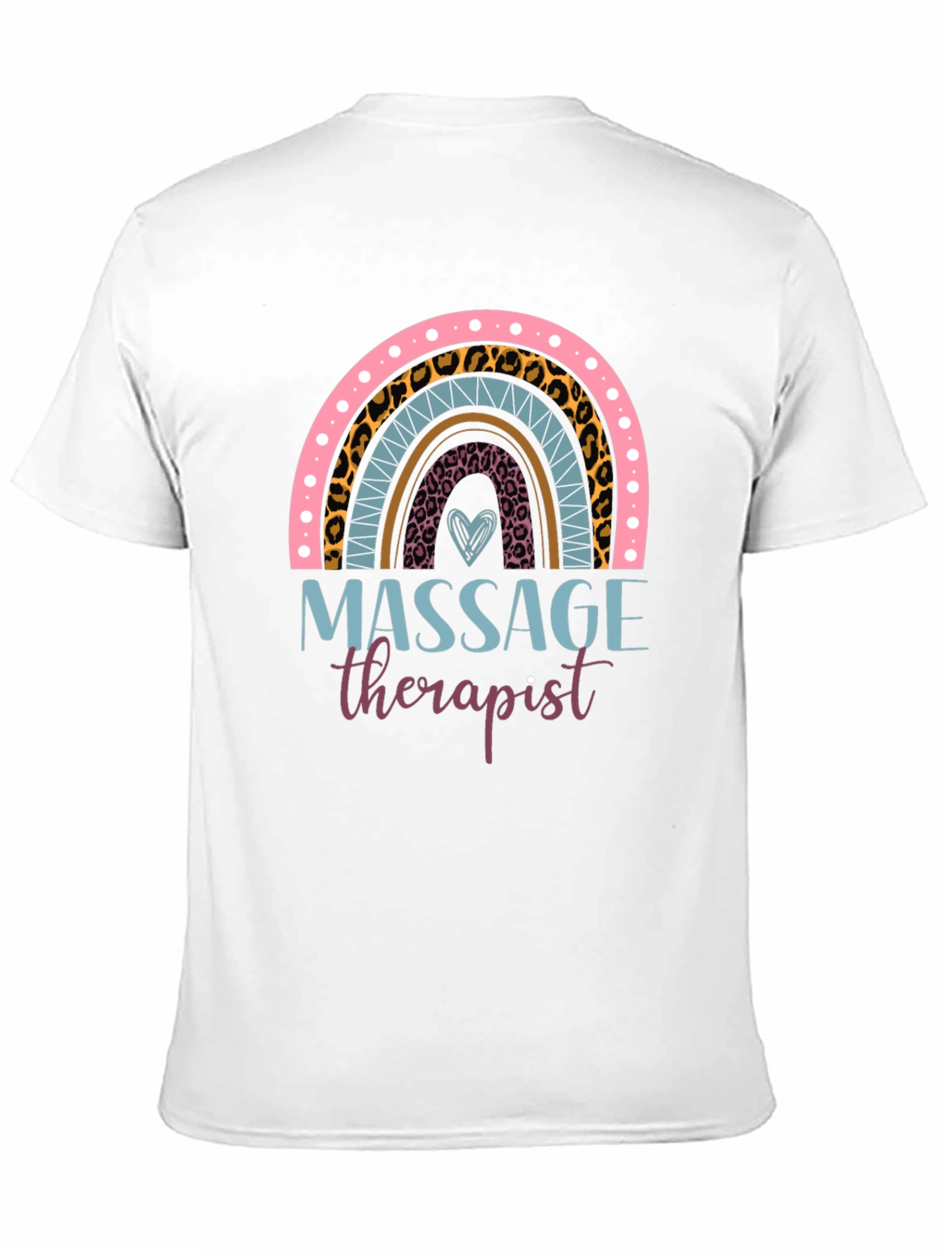 Massage Therapist Rainbow T-Shirt