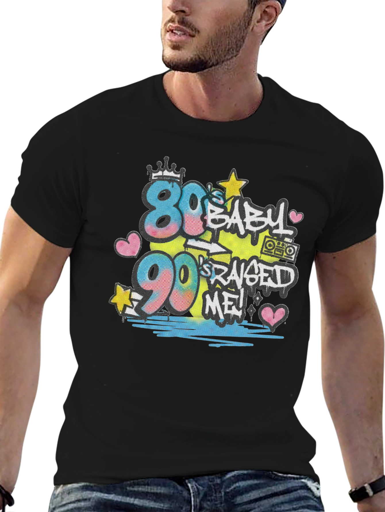 80s Baby 90s Raised Me T-Shirt