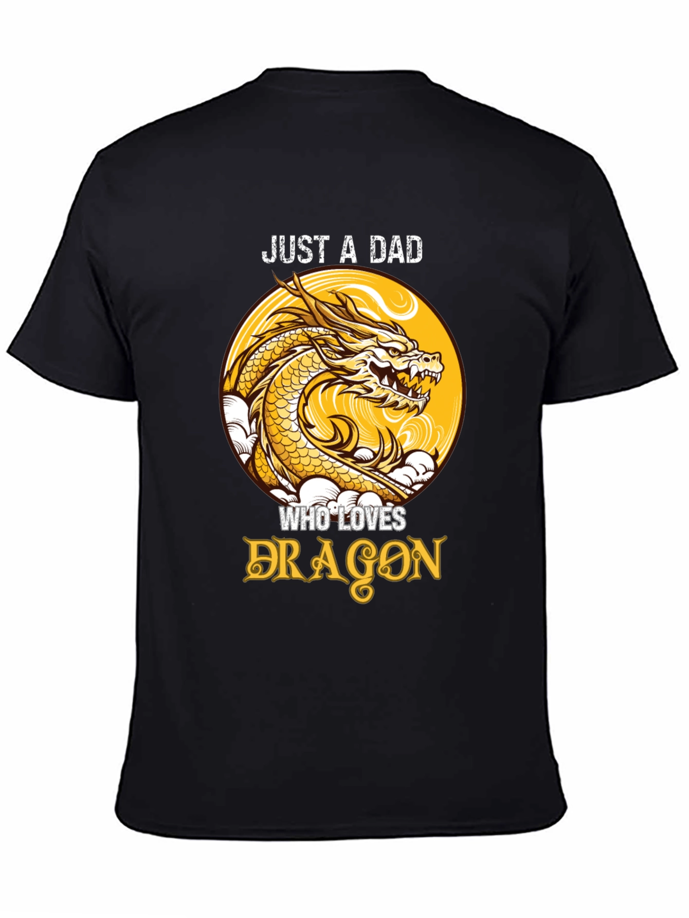 Just a Dad Who Loves Dragons T-Shirt