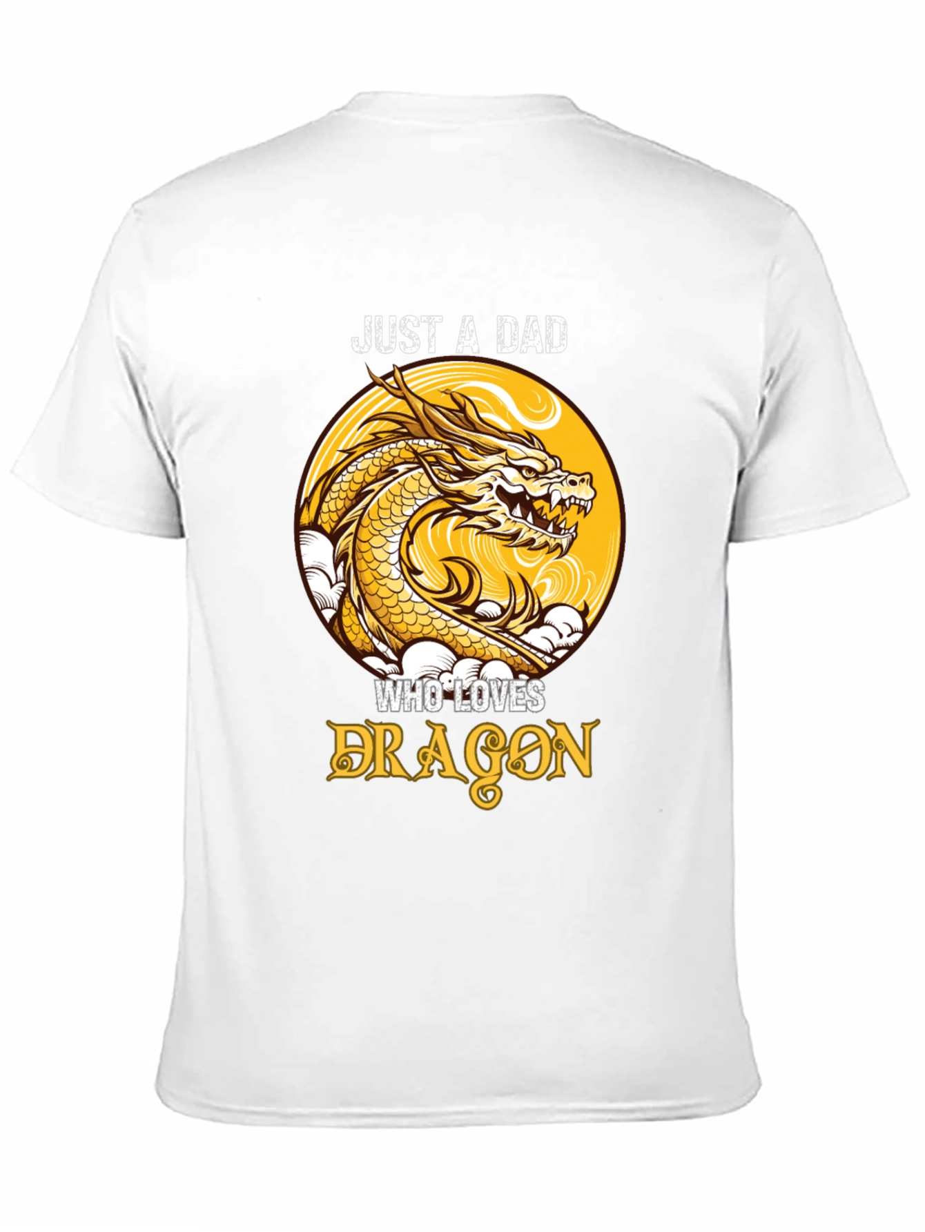 Just a Dad Who Loves Dragons T-Shirt
