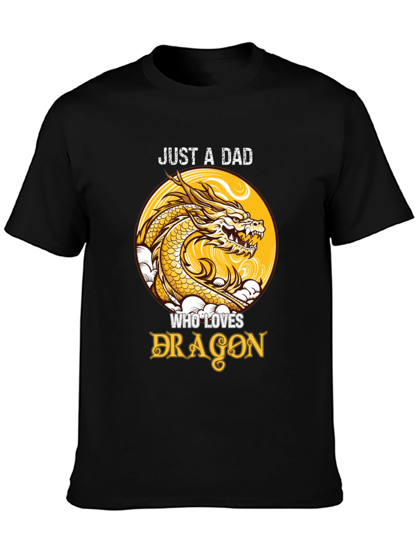 Just a Dad Who Loves Dragons T-Shirt