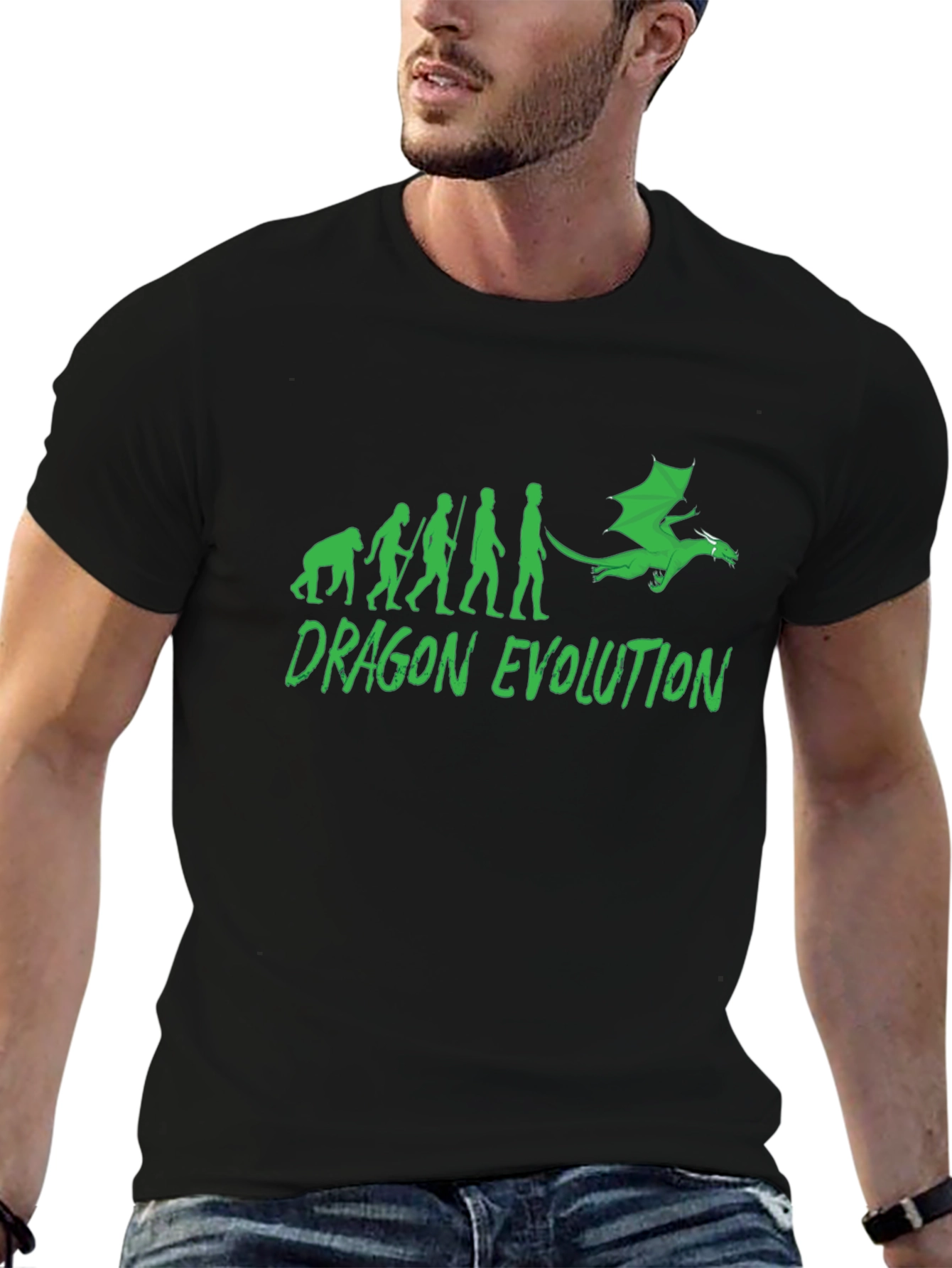 Dragon Evolution Graphic Print T-Shirt