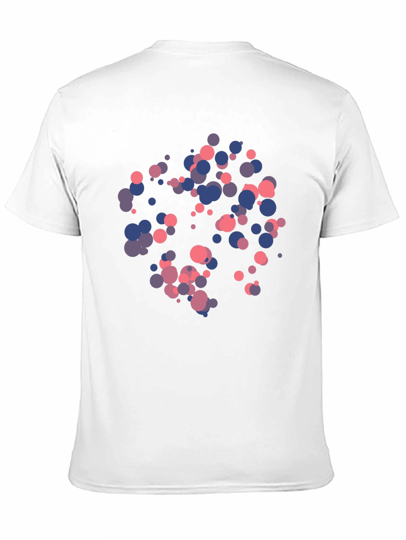 Abstract Dots Graphic Black T-Shirt