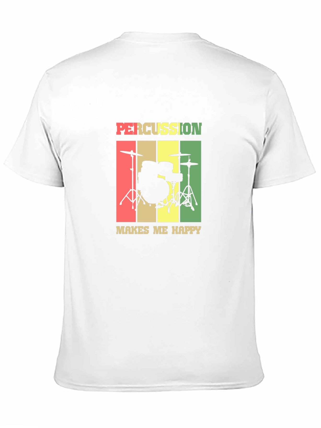 Percussion Makes Me Happy T-Shirt - Musician Tee