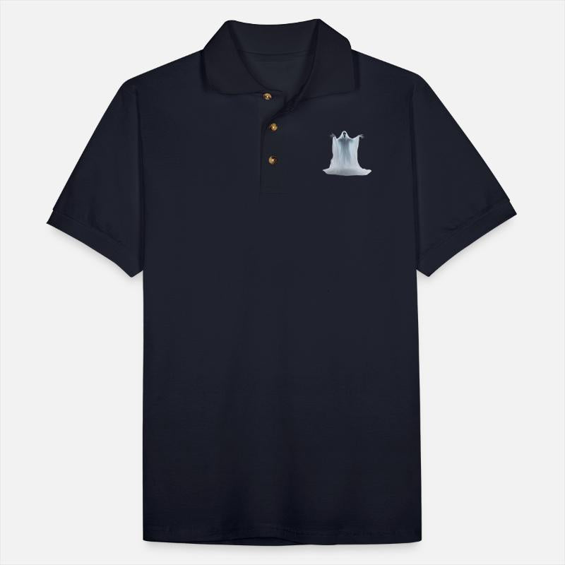 A close-up image of a ghost.