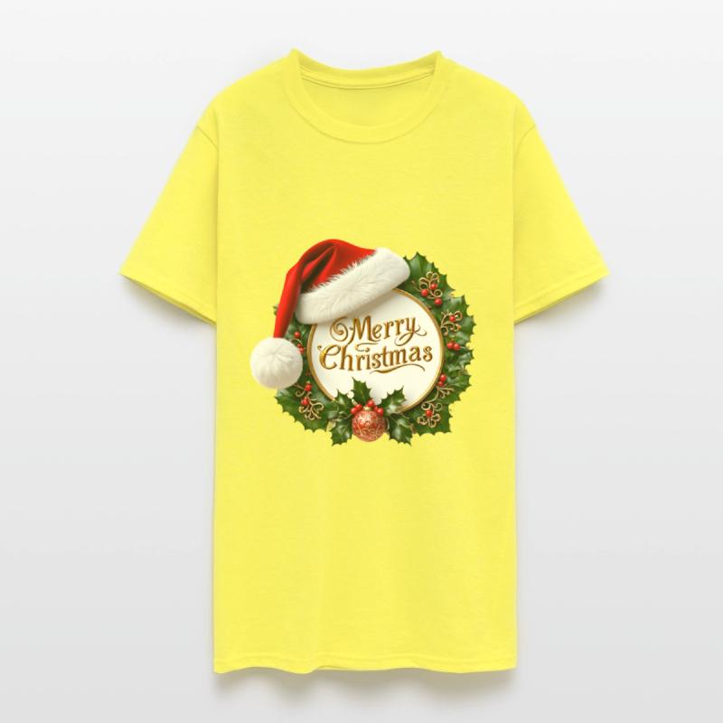 A festive Christmas wreath