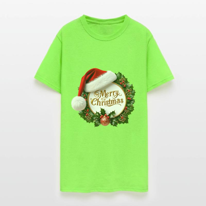 A festive Christmas wreath