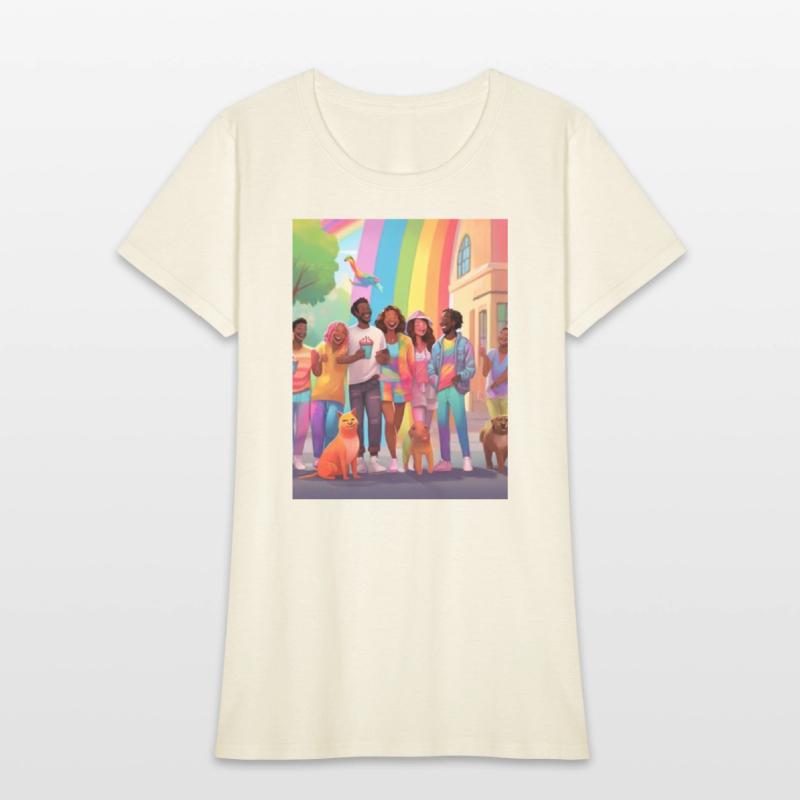 A group of people laughing and enjoying each other