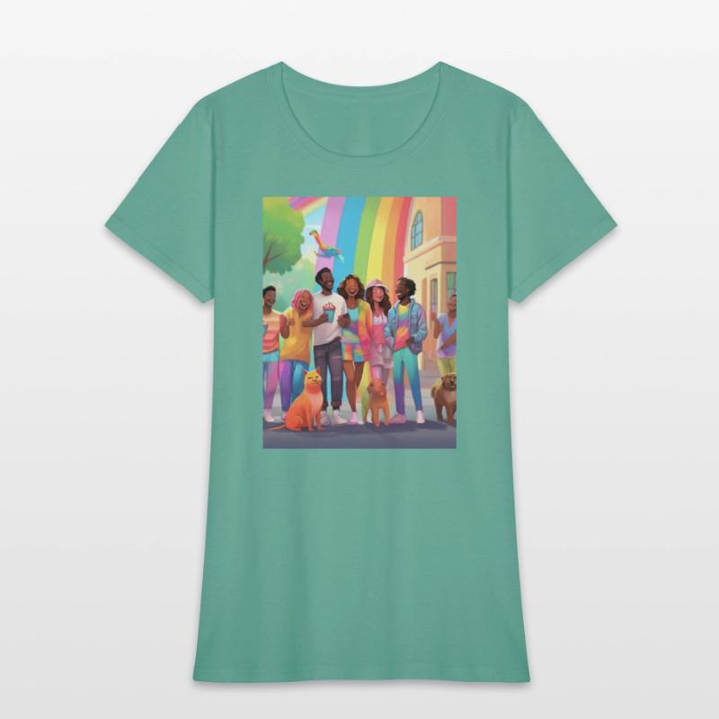 A group of people laughing and enjoying each other