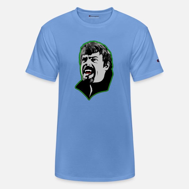 A hungry hissing vampire man - green