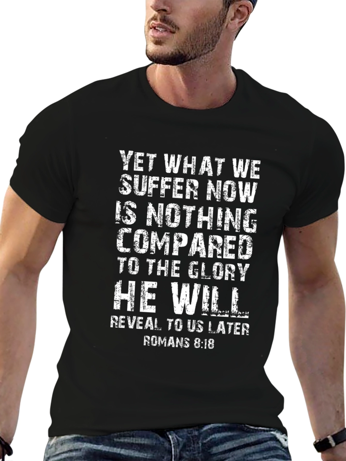 Christian T-Shirt: Romans 8:18 Scripture Tee