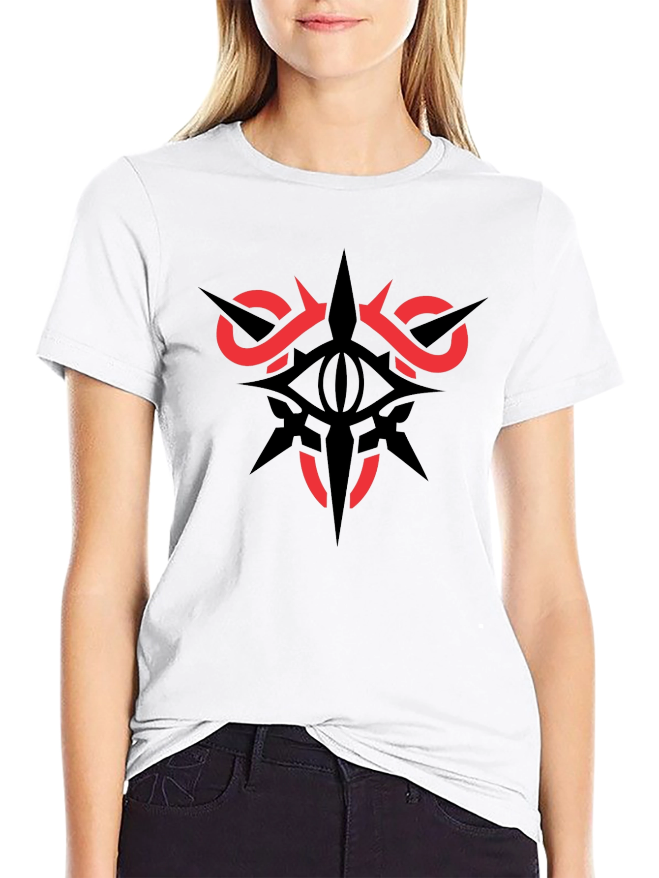 Eye & Horns Graphic Black T-Shirt