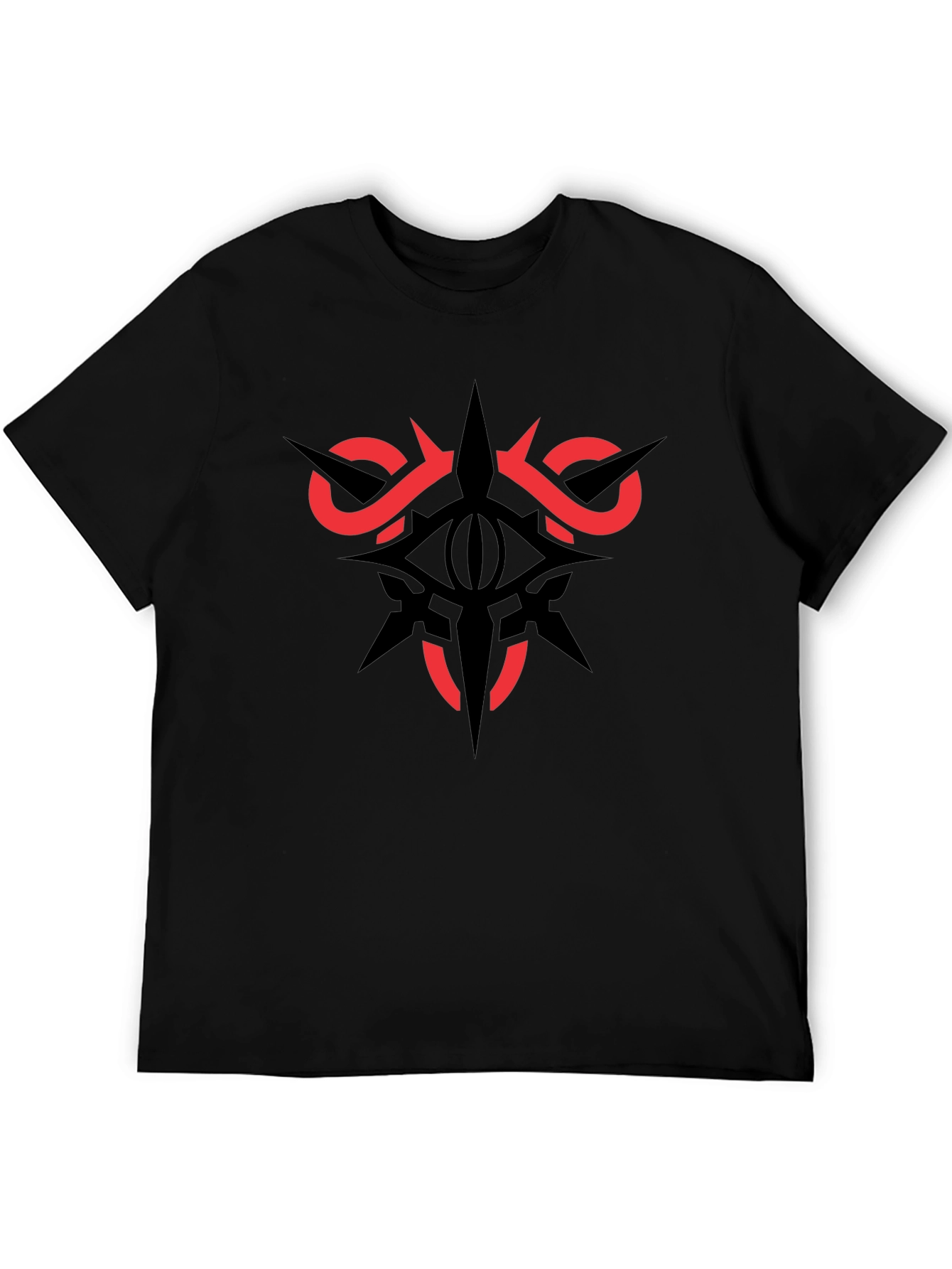 Eye & Horns Graphic Black T-Shirt