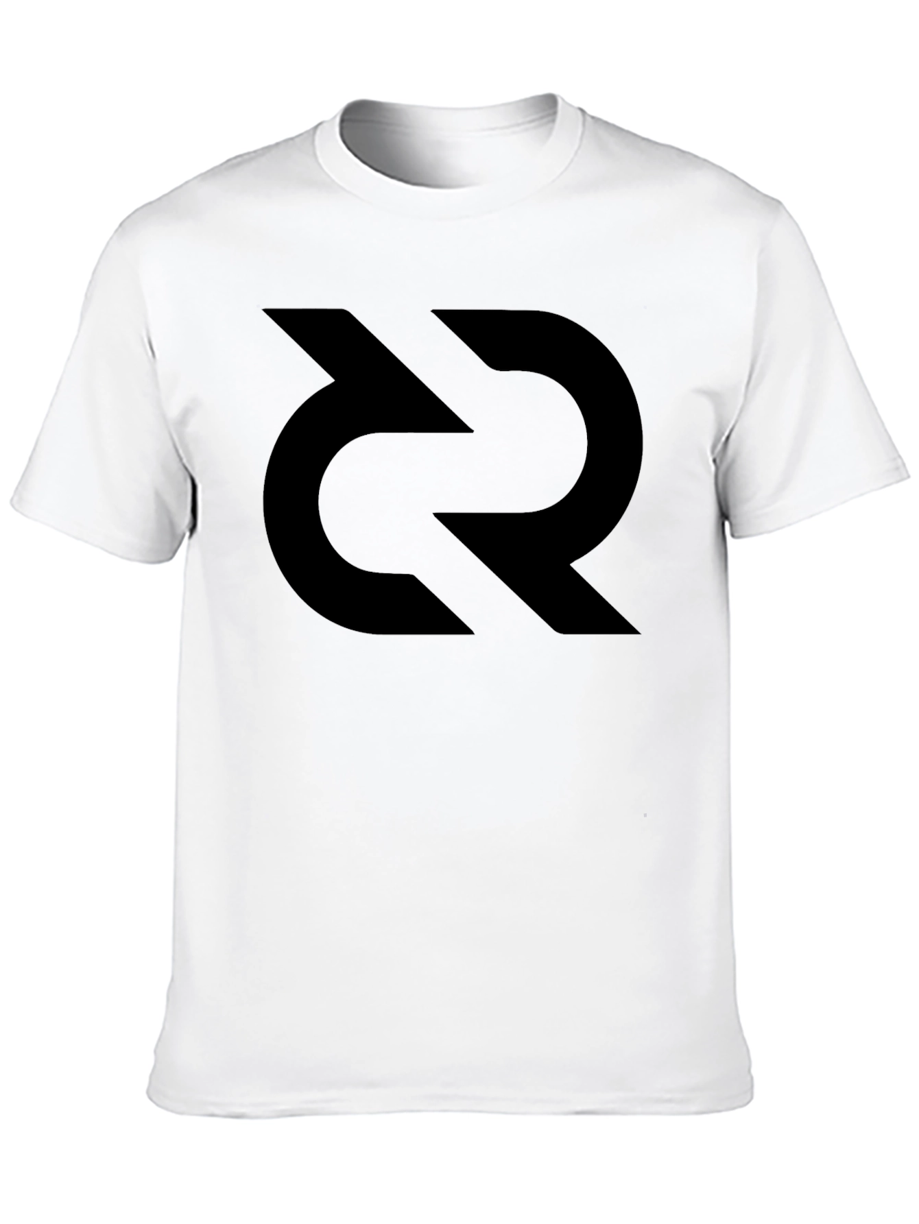 Black Graphic Tee - Modern Logo Design