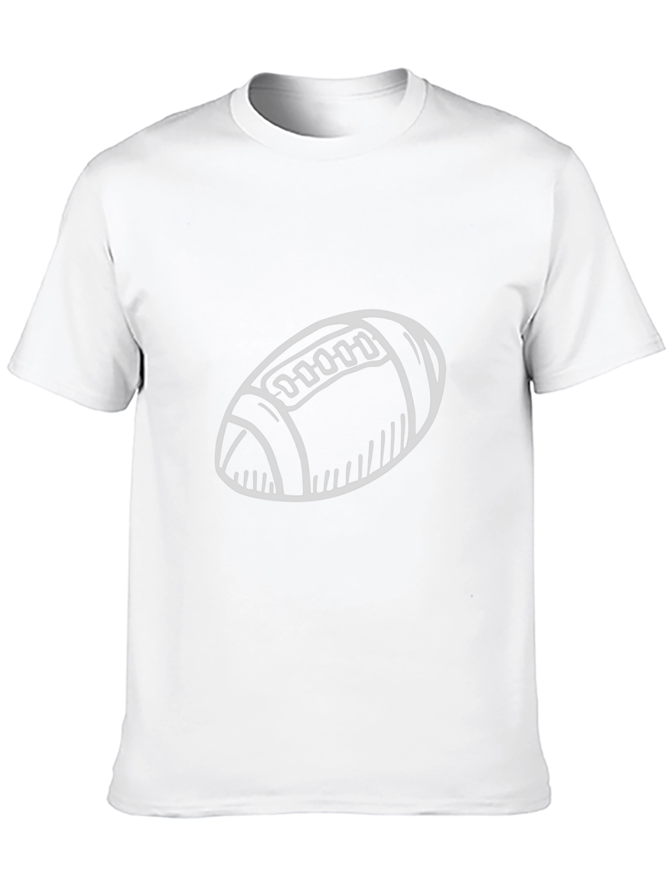 Football Graphic Black T-Shirt