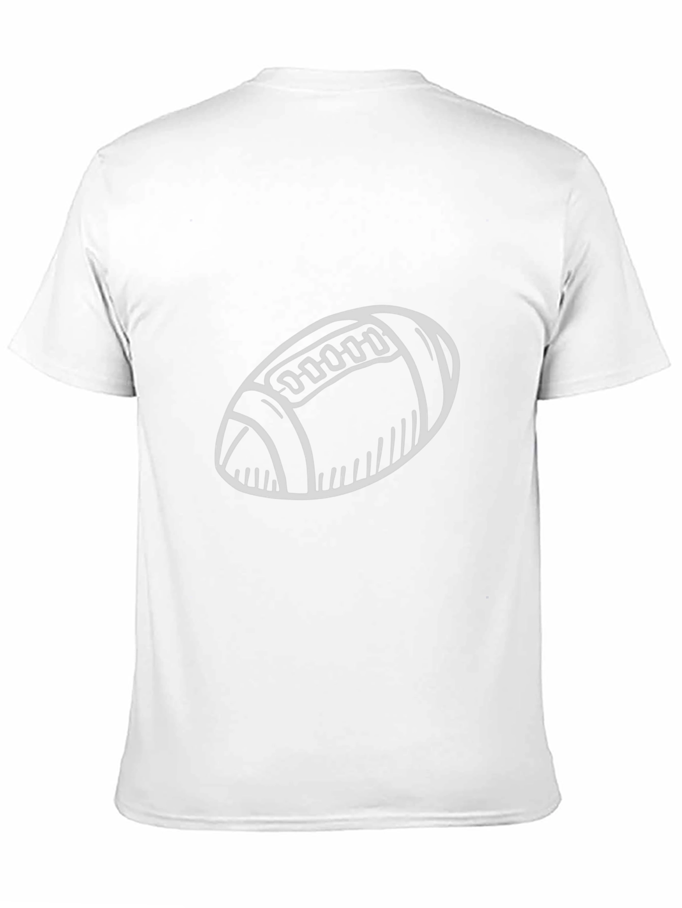 Football Graphic Black T-Shirt