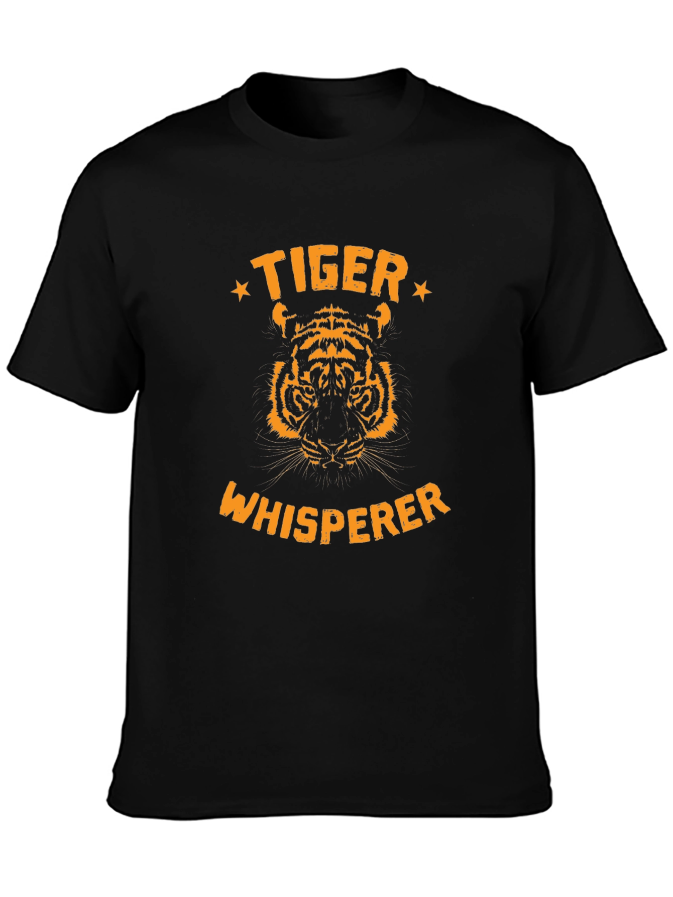 Tiger Whisperer Graphic T-Shirt - Black