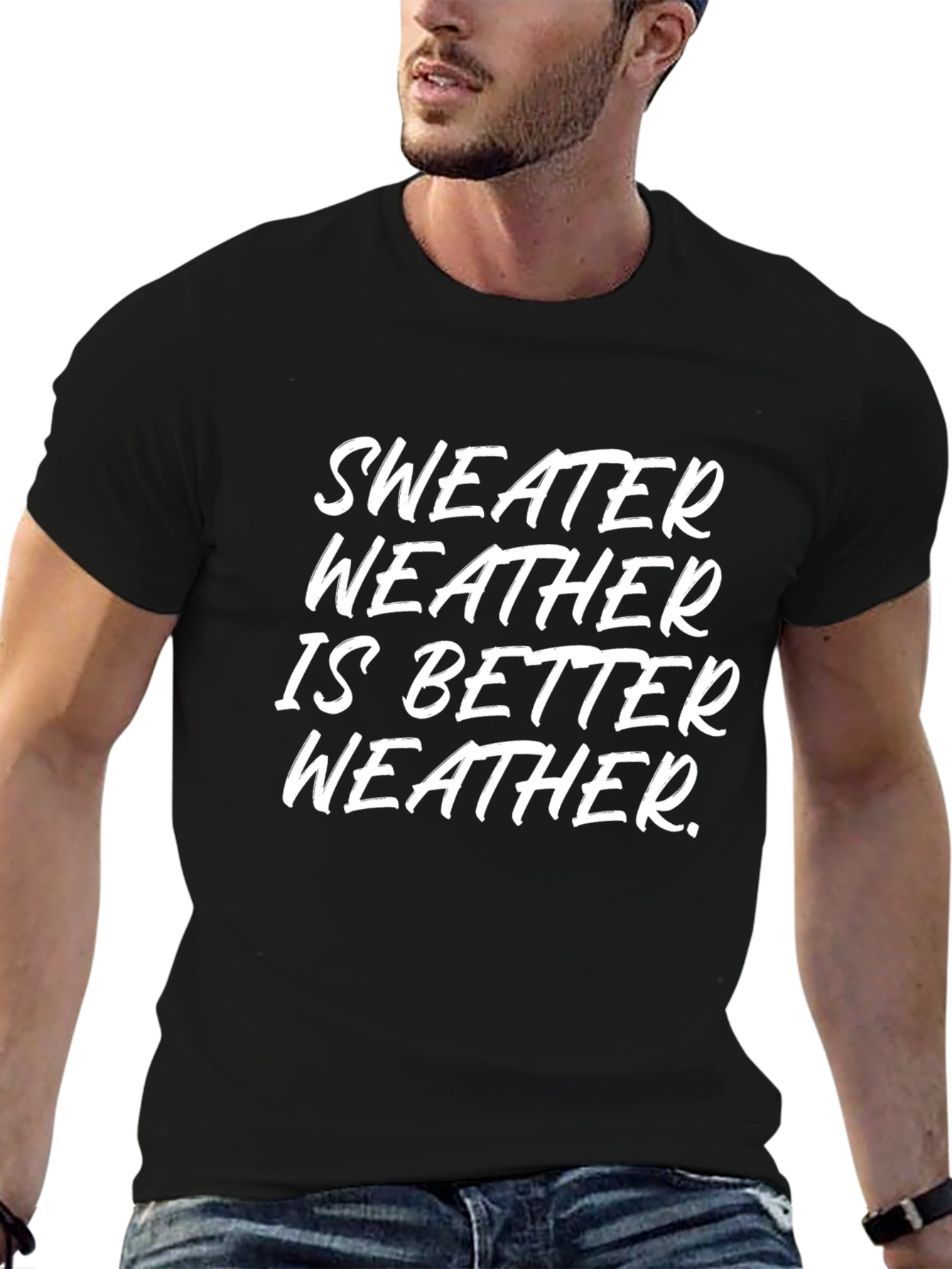 Sweater Weather Graphic Tee - Cozy & Stylish