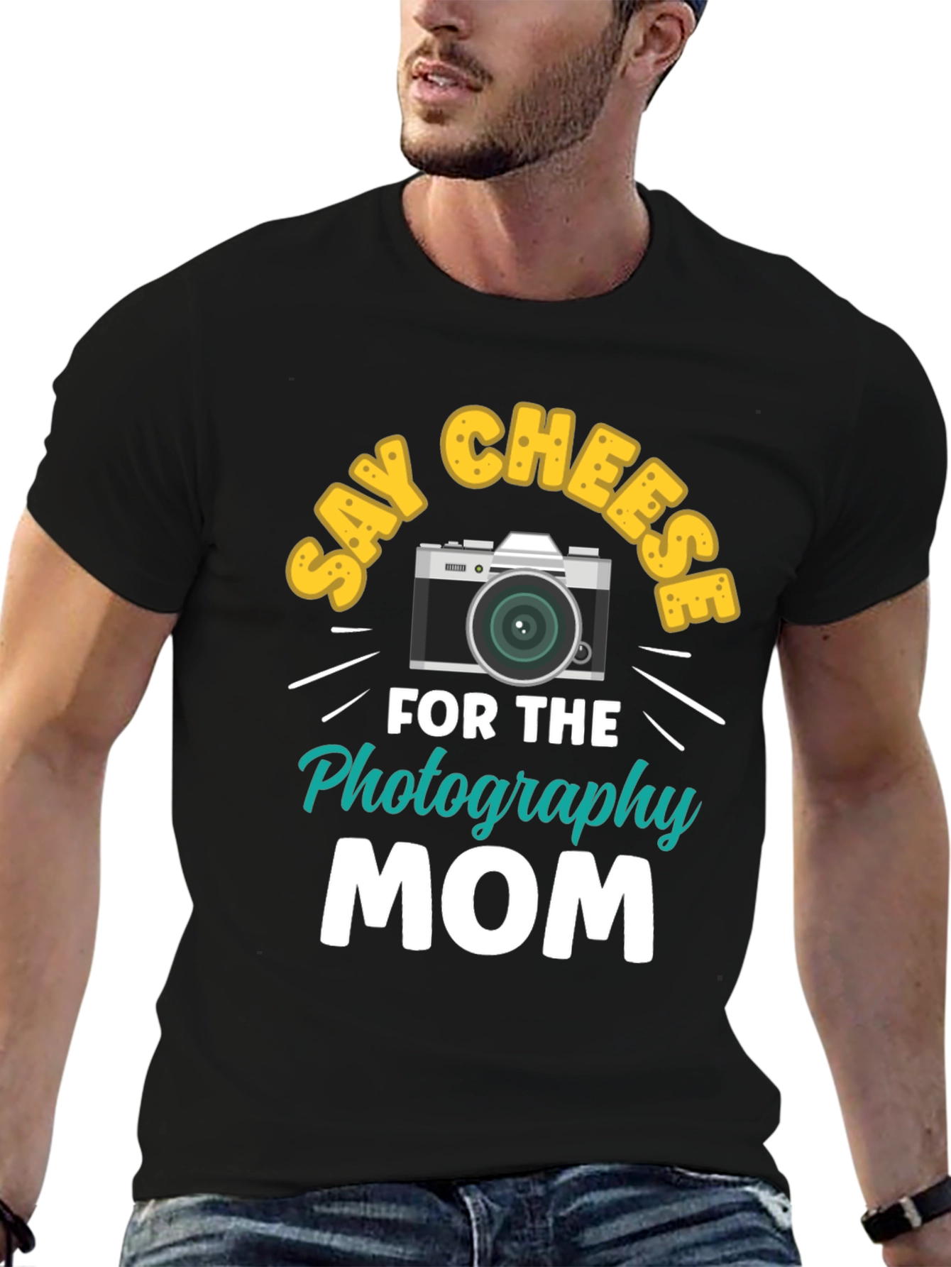 Say Cheese Photography Mom T-Shirt