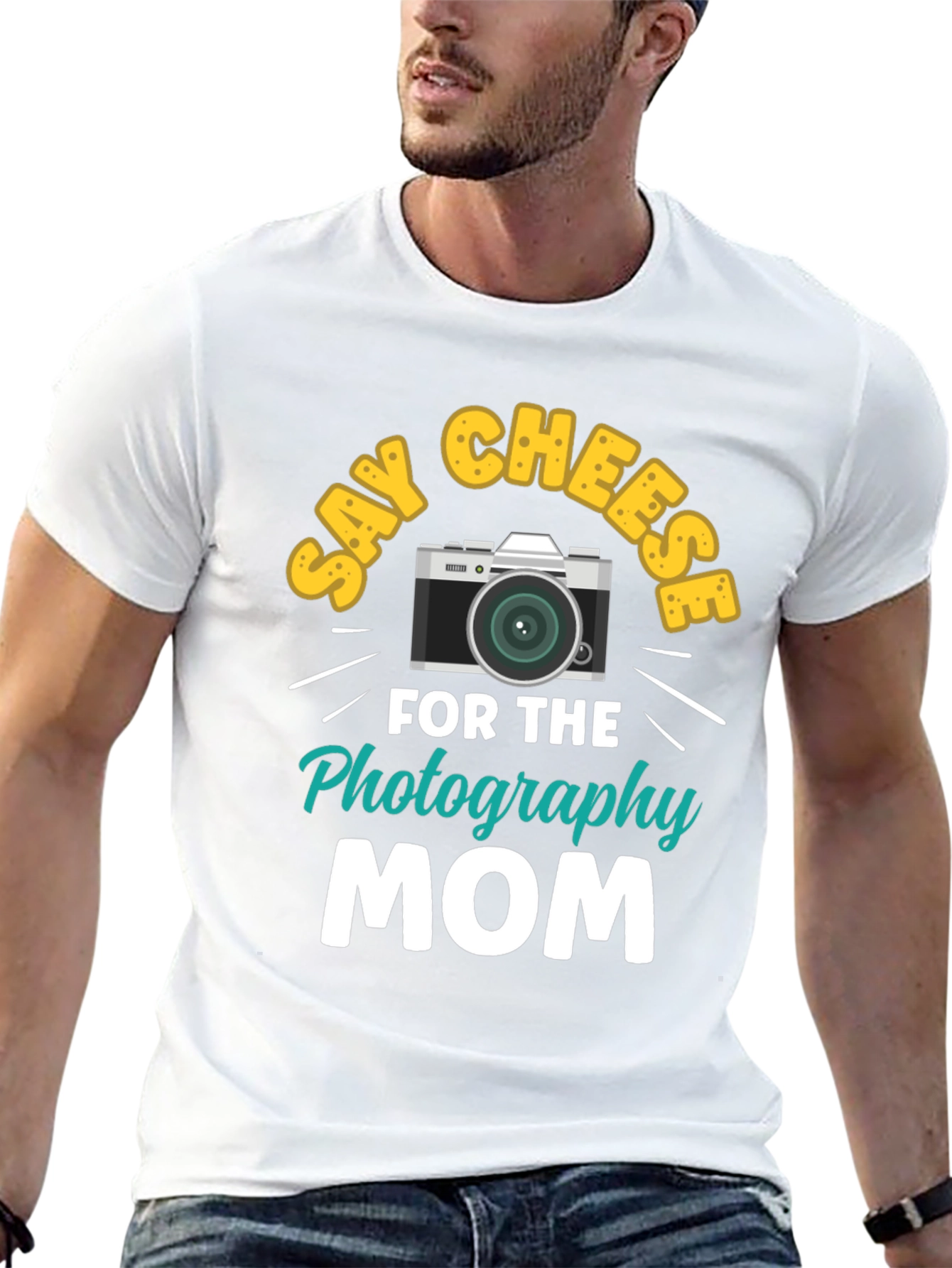 Say Cheese Photography Mom T-Shirt