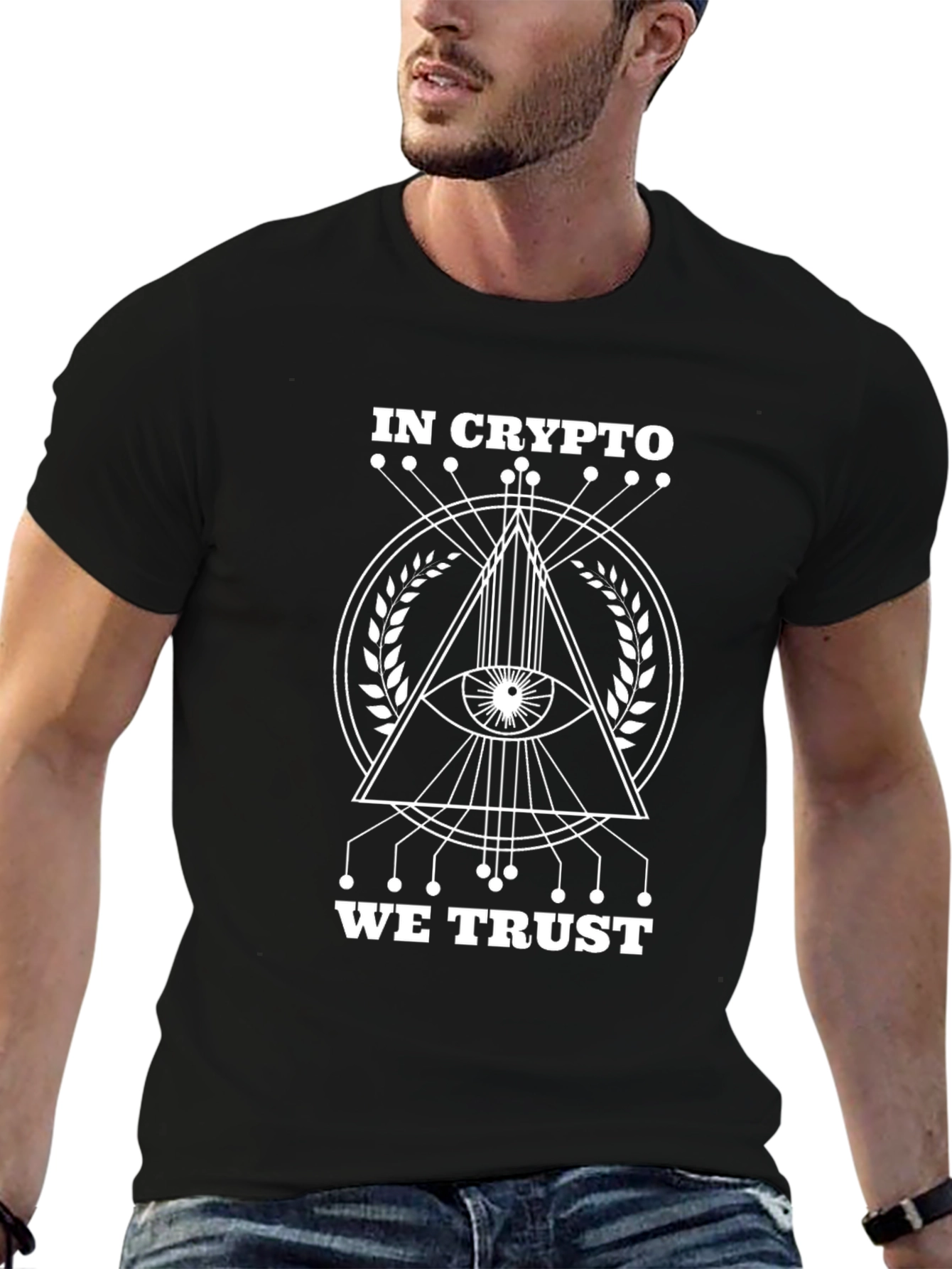 In Crypto We Trust T-Shirt - Black