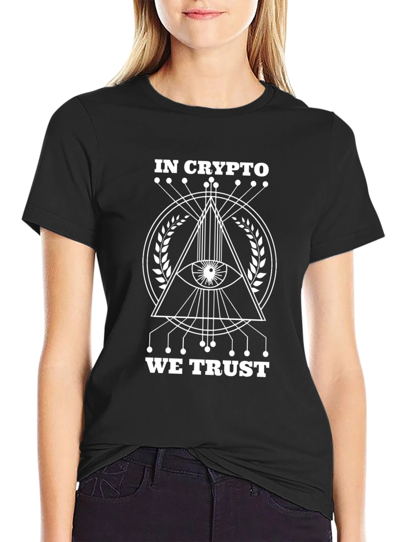 In Crypto We Trust T-Shirt - Black
