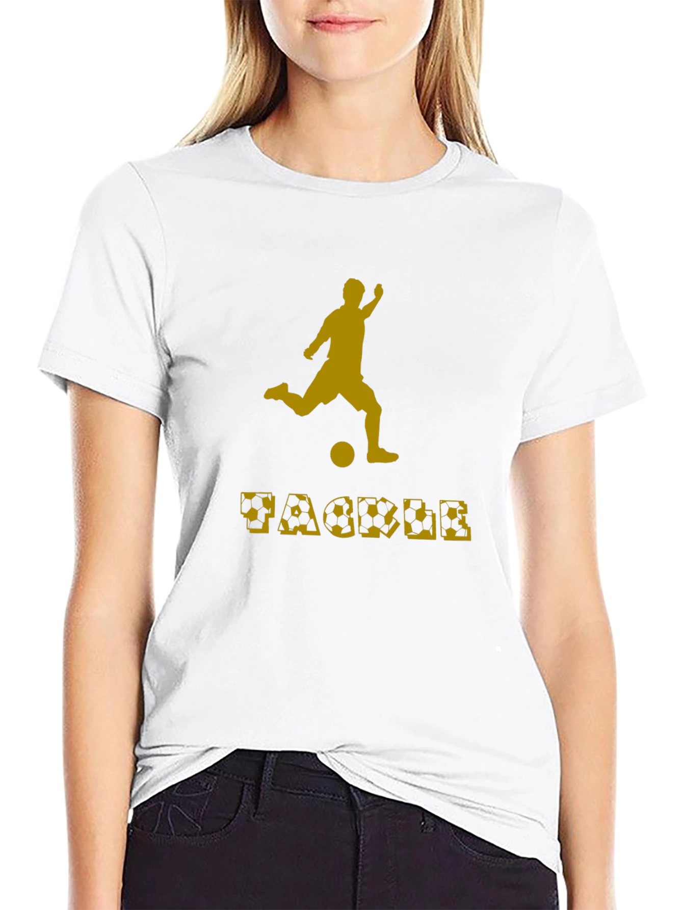 Soccer Tackle Graphic T-Shirt