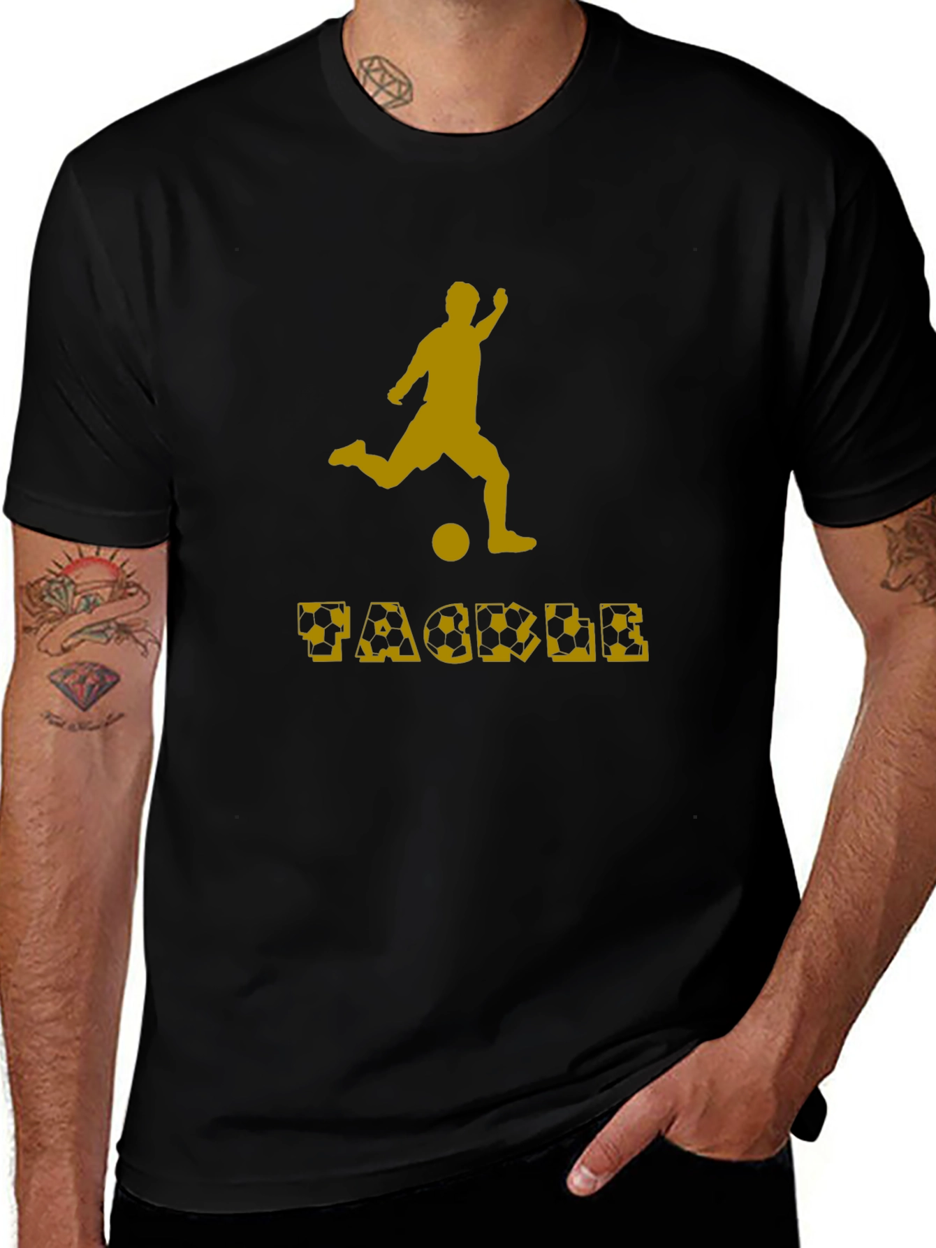 Soccer Tackle Graphic T-Shirt
