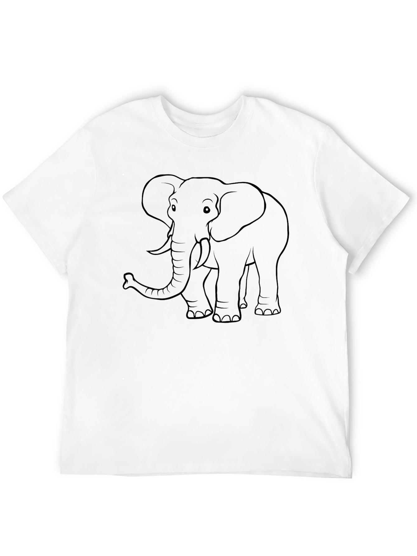 Elephant Graphic T-Shirt - Black