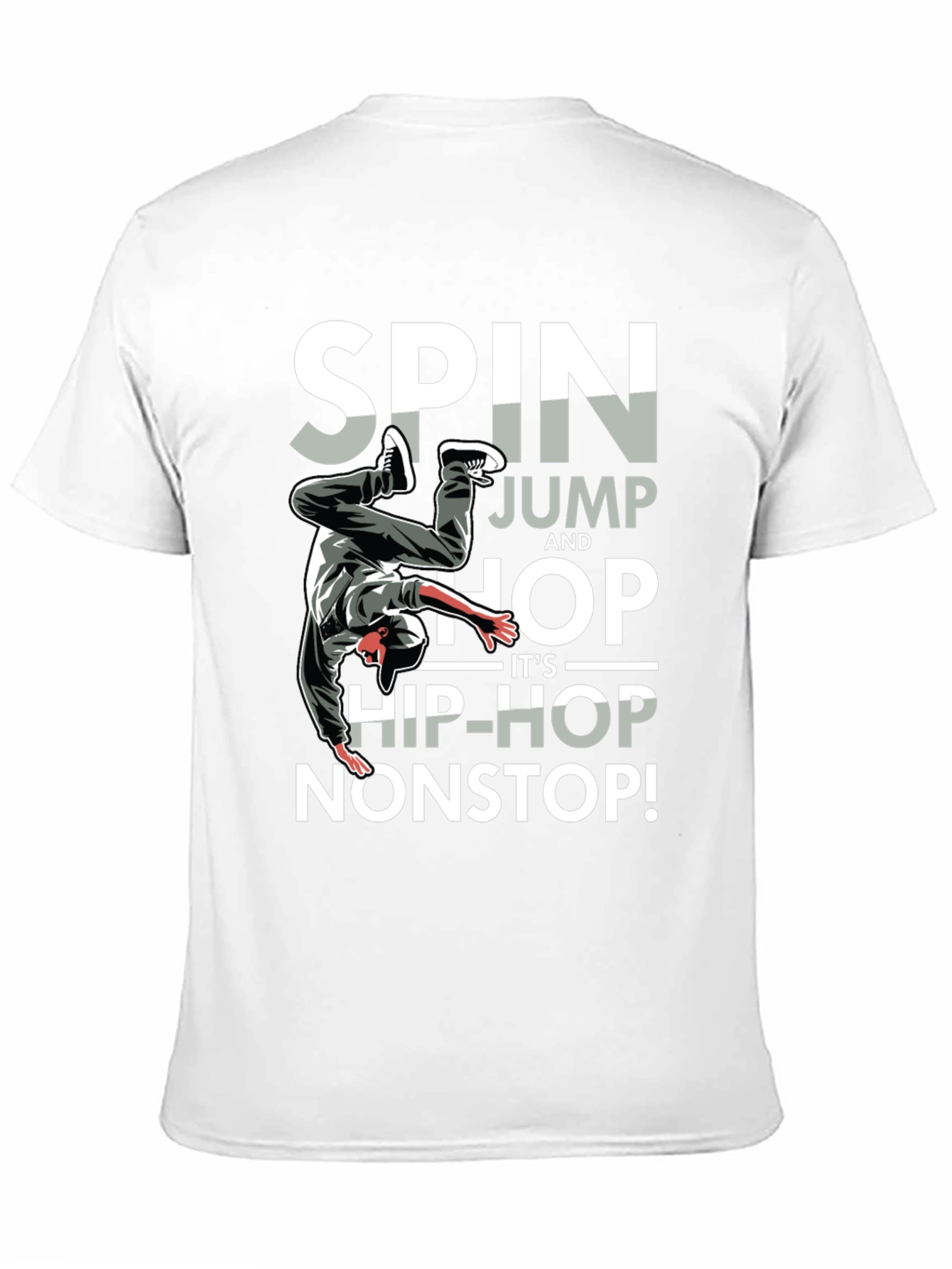 Spin Jump Hop Hip-Hop Nonstop Mens T-Shirt